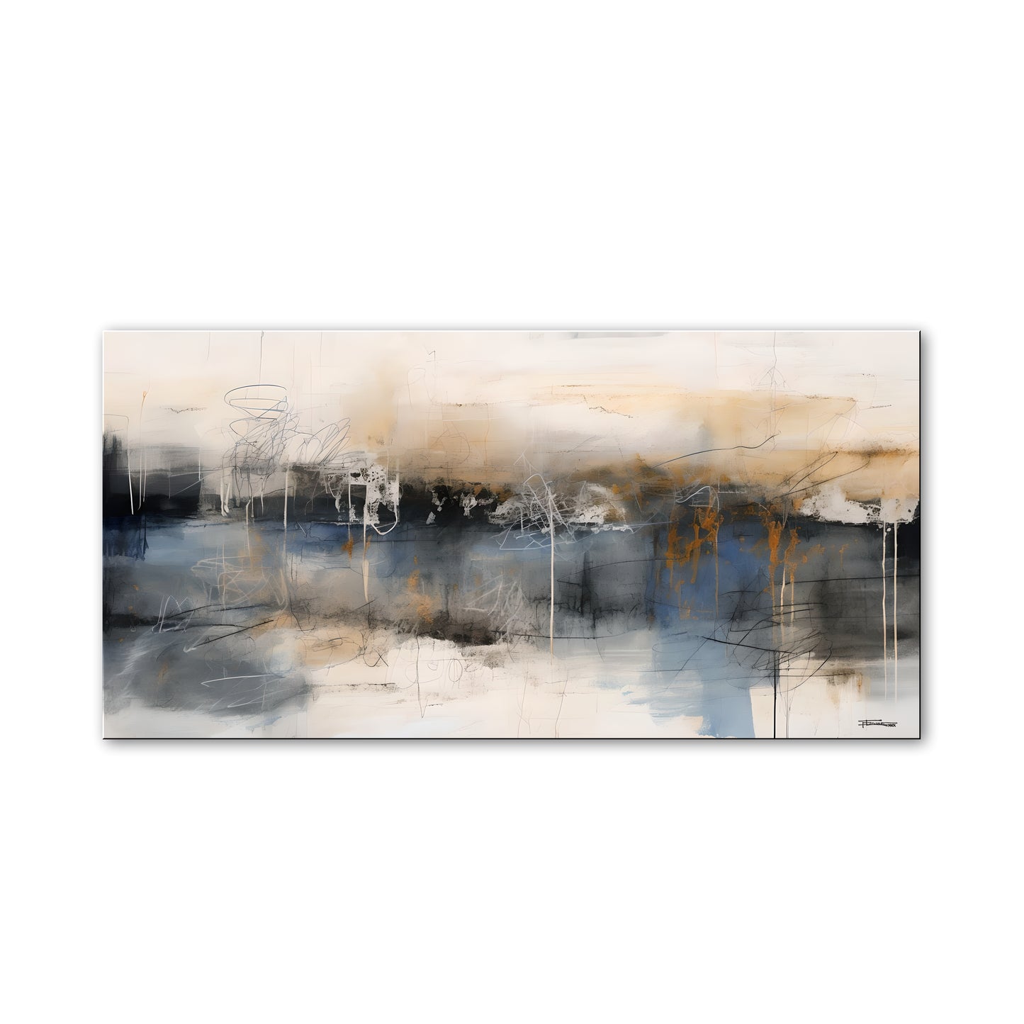 PEACEFUL PROTEST - Abstract Textured Limited Edition Canvas Wall Art