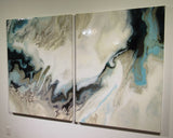 ISLAND TIME Diptych - Resin Coated Limited Edition