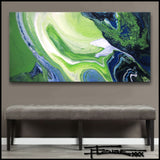 GREEN GODESS - Original Resin Painting