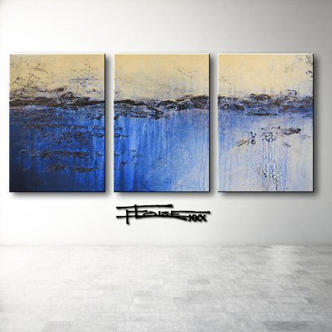 SLATED - Textured Limited Edition - Triptych