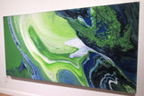 GREEN GODESS - Original Resin Painting