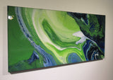 GREEN GODESS - Original Resin Painting
