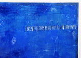 BLUE BARS - Original Resin Painting