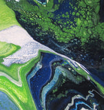 GREEN GODESS - Original Resin Painting