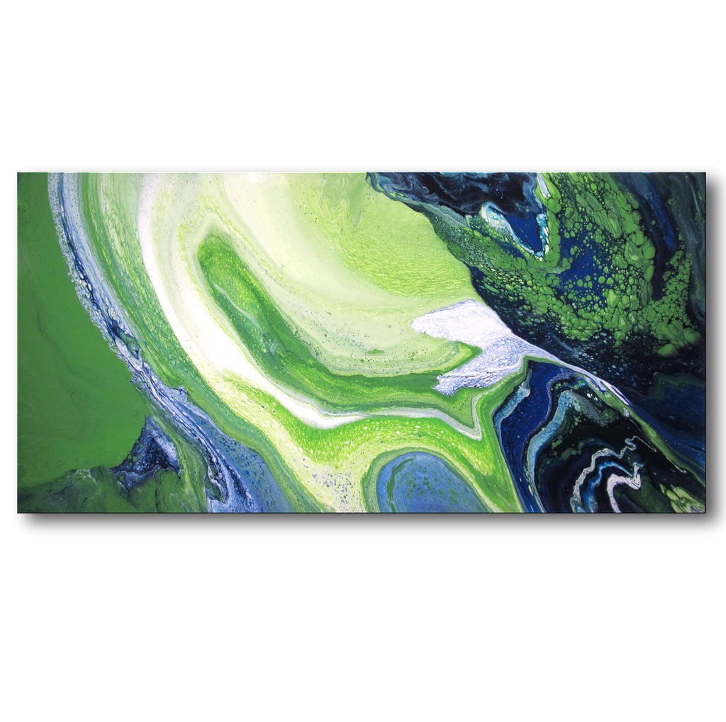 GREEN GODESS - Original Resin Painting