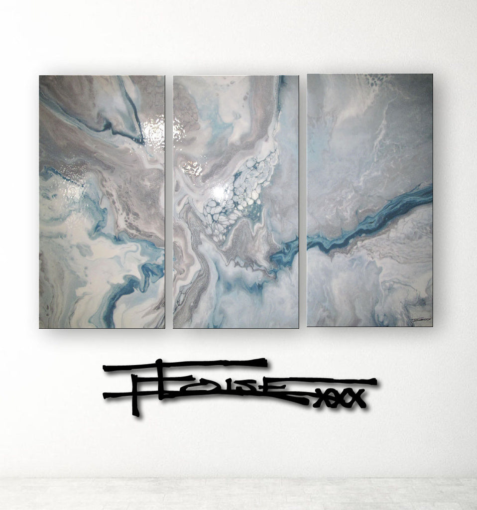 ICE DANCER - Resin Coated Limited Edition - Triptych