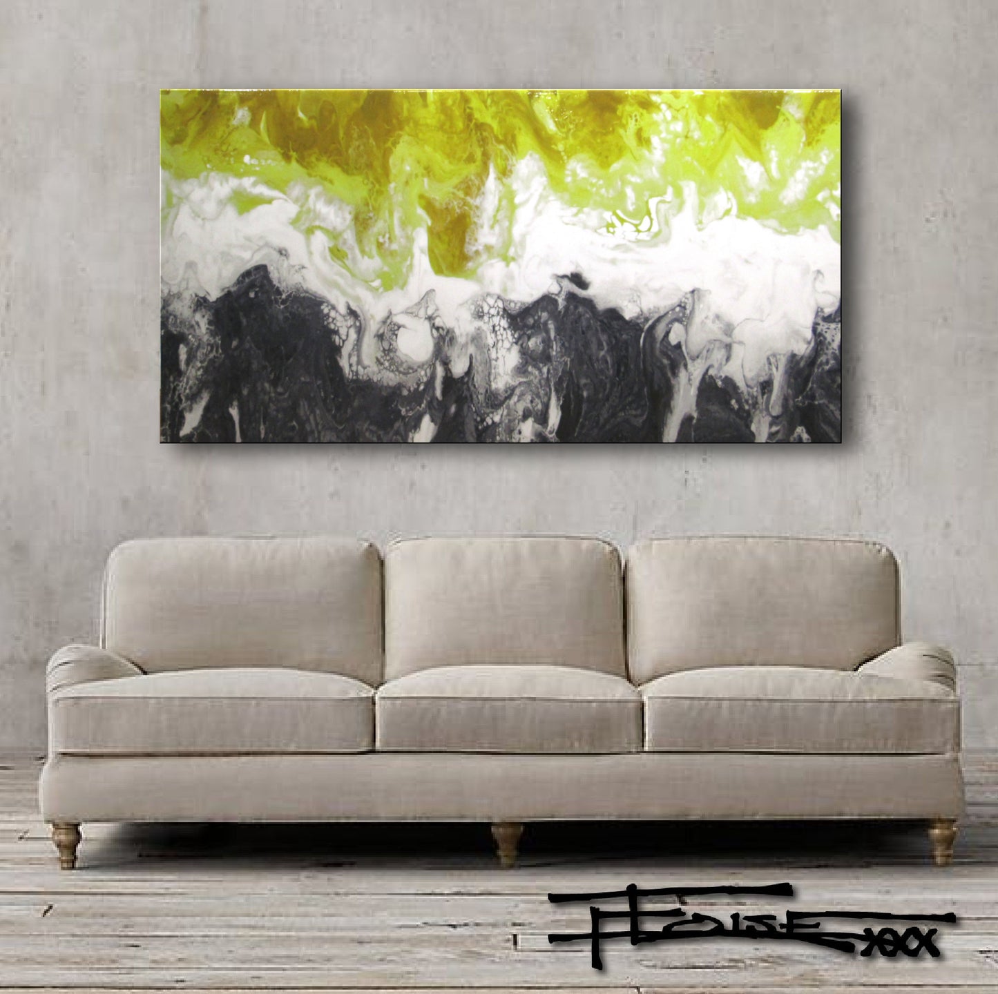LIQUID YELLOW - Resin Coated Limited Edition