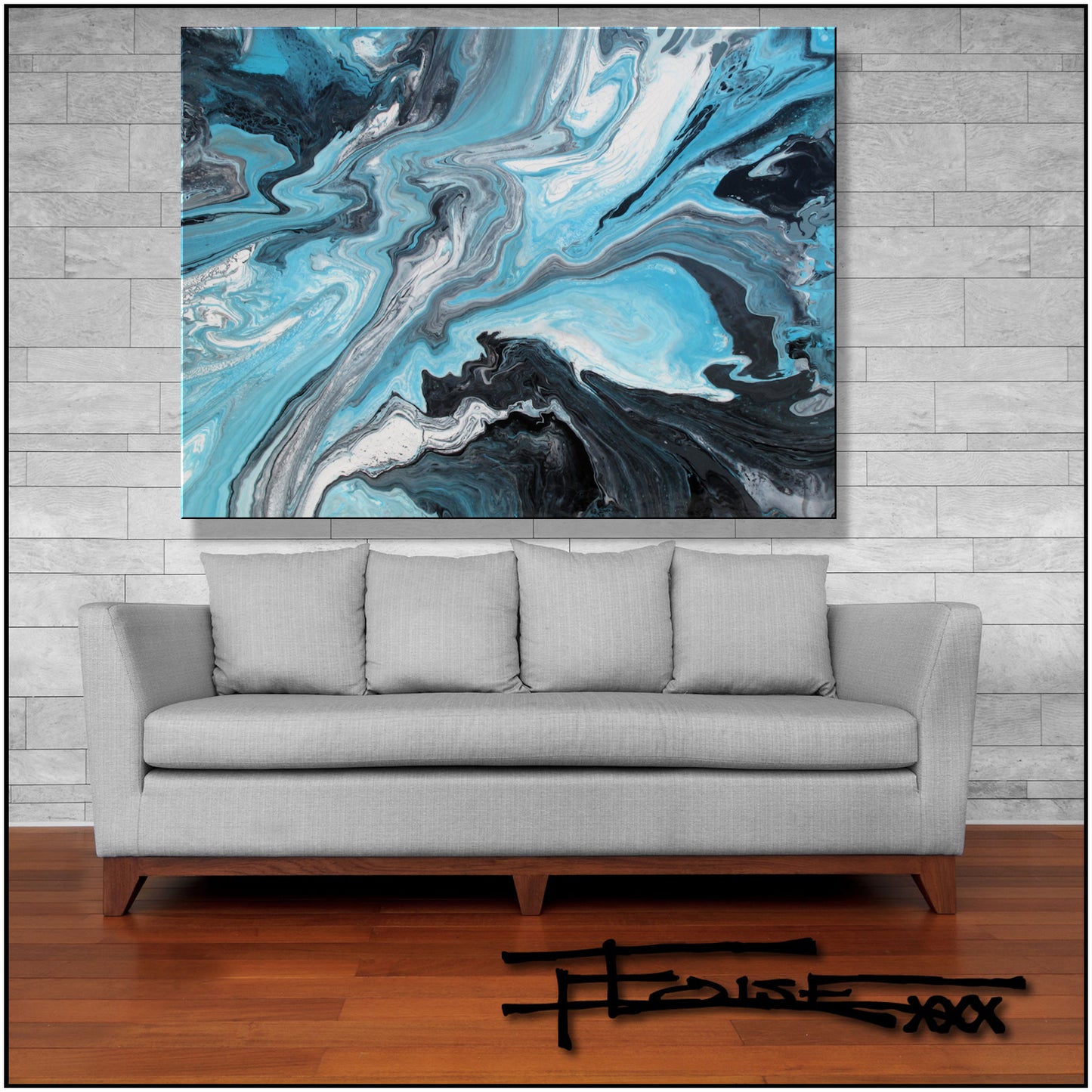 TURQUOISE INFUSION - Resin Coated Limited Edition