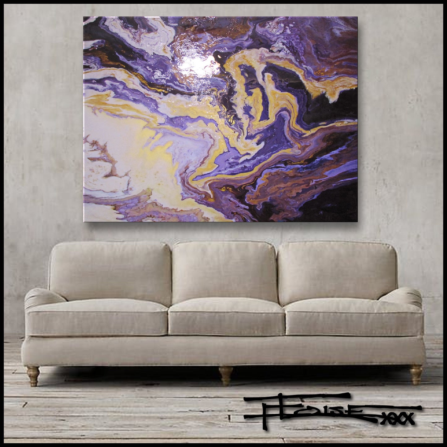 VIOLET FUSION -  Resin Coated Limited Edition